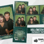 Halloween Party Photo Booth Template