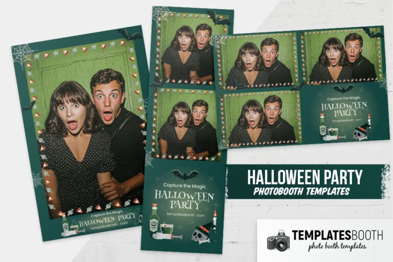 Halloween Party Photo Booth Template