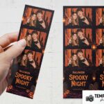 Halloween Spooky Night Photo Booth Template Preview