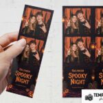 Halloween Spooky Night Photo Booth Template Preview