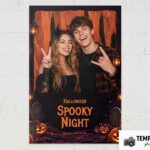 Halloween Spooky Night Photo Booth Template Preview