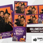 Halloween Spooky Night Photo Booth Template