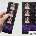 Halloween Witches Photo Booth Template Preview