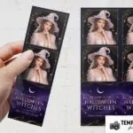 Halloween Witches Photo Booth Template Preview