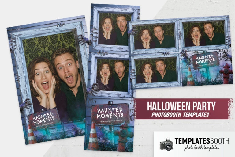 Haunted Moments Photo Booth Template