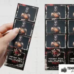 Midnight Fear Halloween Party Photo Booth Template Preview