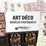 Modèles art déco pour photobooth