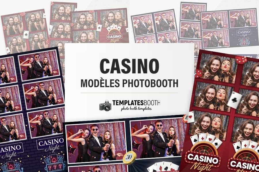 Modèles casino pour photobooth