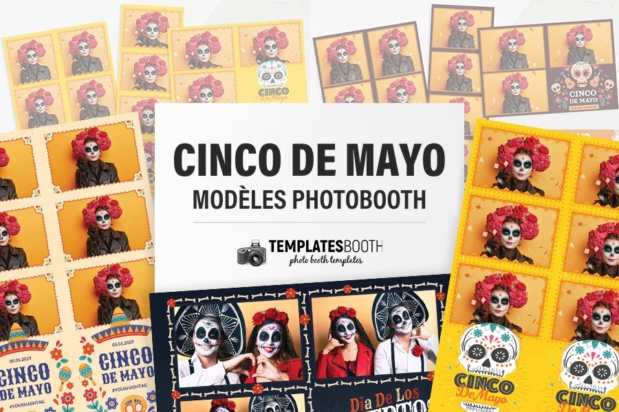 Modèles Cinco de Mayo pour photobooth