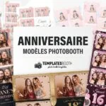 Modèles d’anniversaire pour photobooth