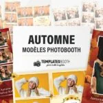 Modèles d’automne pour photobooth