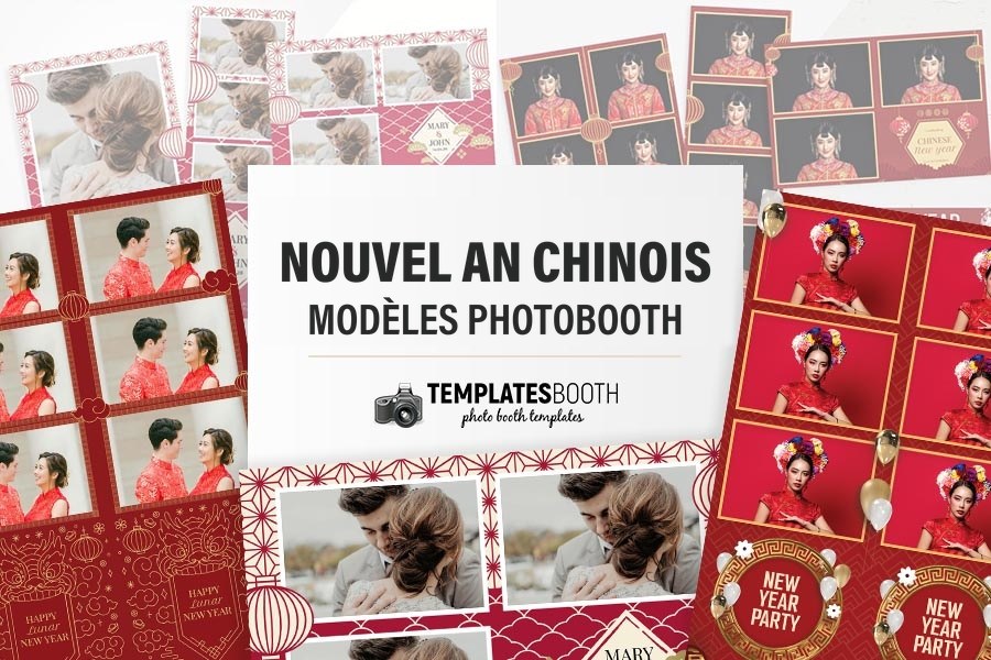 Modèles Nouvel An chinois pour photobooth