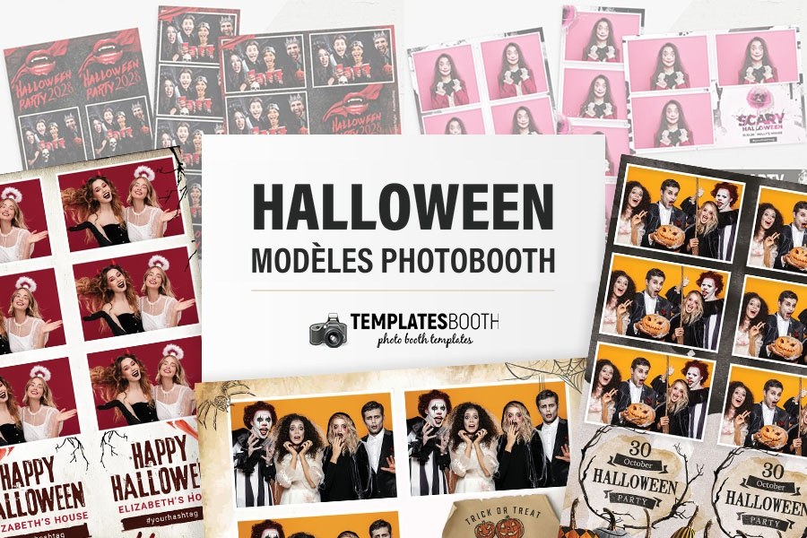 Modèles Halloween pour photobooth