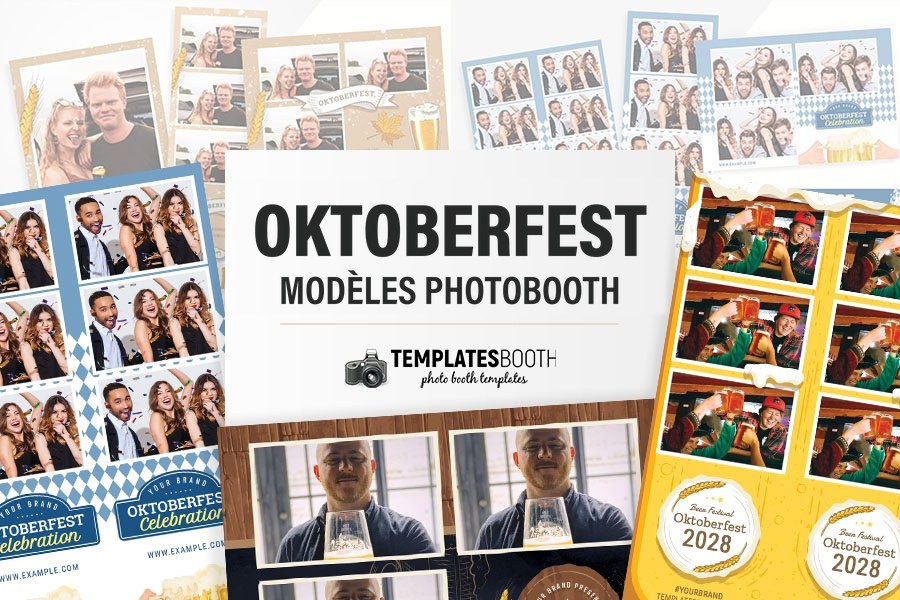 Modèles Oktoberfest pour photobooth