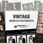 Modèles vintage pour photobooth