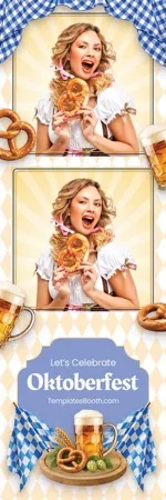 Modèle Oktoberfest pour photobooth