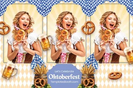 Oktoberfest Photo Booth Template