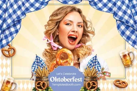 Oktoberfest Photo Booth Template