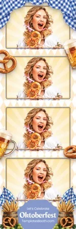 Modèle Oktoberfest pour photobooth