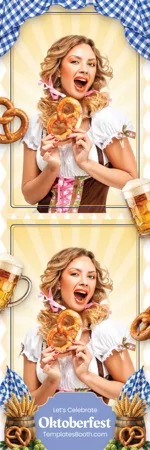 Modèle Oktoberfest pour photobooth