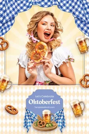 Modèle Oktoberfest pour photobooth