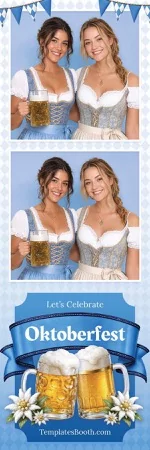 Oktoberfest Photo Booth Template
