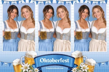 Oktoberfest Photo Booth Template