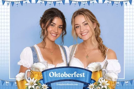 Oktoberfest Photo Booth Template
