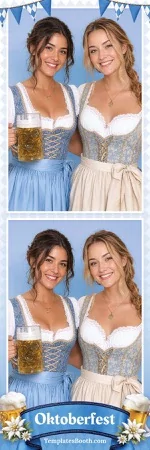 Oktoberfest Photo Booth Template
