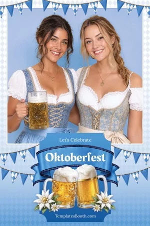 Oktoberfest Photo Booth Template