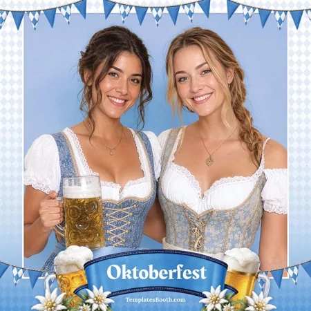 Oktoberfest Photo Booth Template