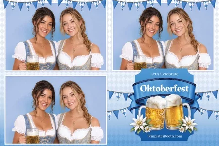 Oktoberfest Photo Booth Template