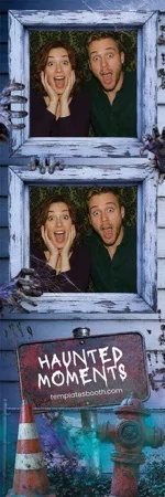 Modèle Moments hantés pour photobooth – Bande photo 2x6