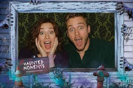 Haunted Moments Photo Booth Template