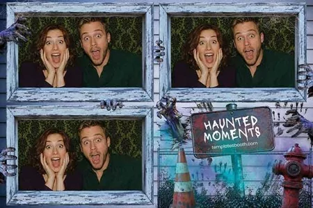 Haunted Moments Photo Booth Template