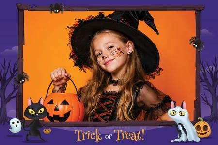 Halloween Party Photo Booth Template