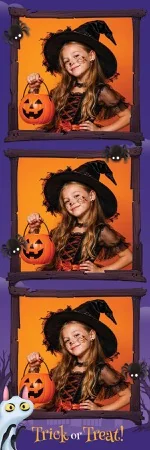 Modèle de fête d’Halloween pour photobooth – Bande photo 2x6