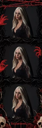 Modèle Halloween pour photobooth – Bande photo 2x6