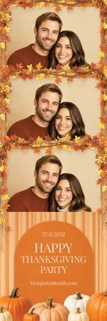Modèle Thanksgiving pour photobooth – Bande photo 2x6