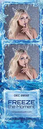 Modèle de festival d’hiver pour photobooth – Bande photo 2x6