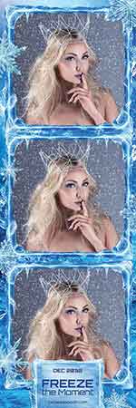 Modèle de festival d’hiver pour photobooth – Bande photo 2x6