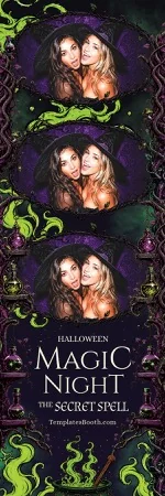 Modèle de fête d’Halloween pour photobooth – Bande photo 2x6