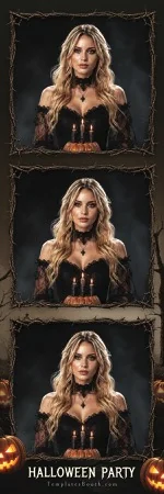 Modèle de fête d’Halloween pour photobooth – Bande photo 2x6