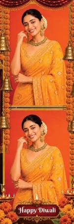 Modèle de fête Diwali pour photobooth – Bande photo 2x6