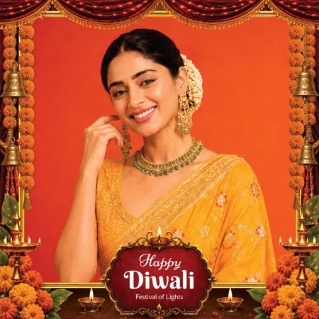 Diwali Party Photo Booth Template