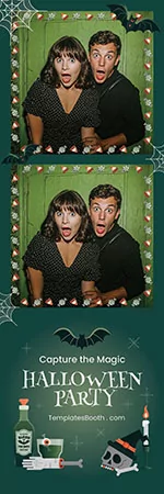 Modèle de fête d’Halloween pour photobooth – Bande photo 2x6