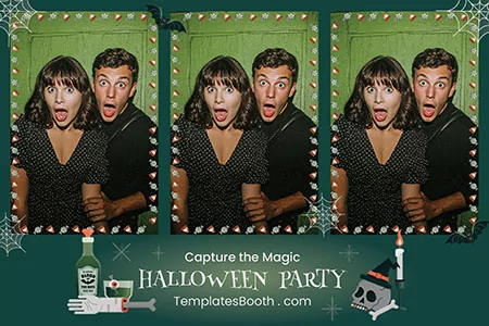 Halloween Party Photo Booth Template