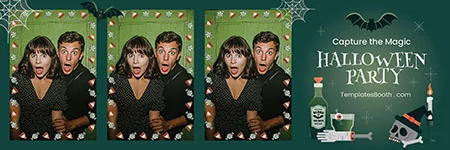 Halloween Party Photo Booth Template