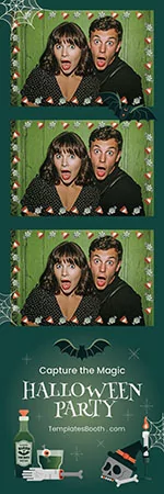 Modèle de fête d’Halloween pour photobooth – Bande photo 2x6