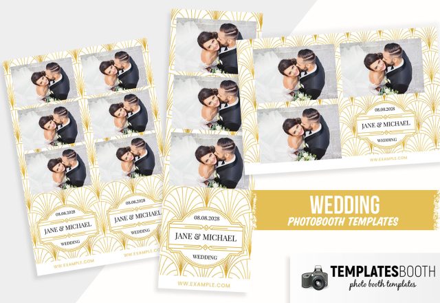 Art Deco Photo Booth Template (Photoshop PSD & DSLR Booth)